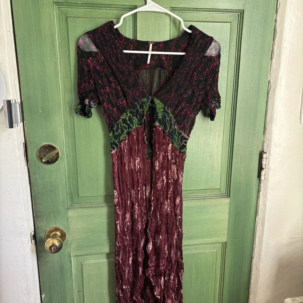 Free People Sheer Maxi Top - Picture 2 of 5
